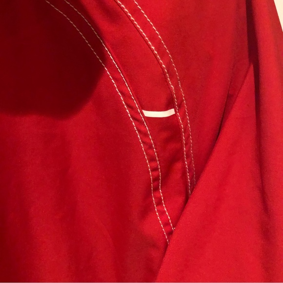 Vintage Y2K Nike Team Polyester Windbreaker Jacket in EUC Red & White - Picture 3 of 11